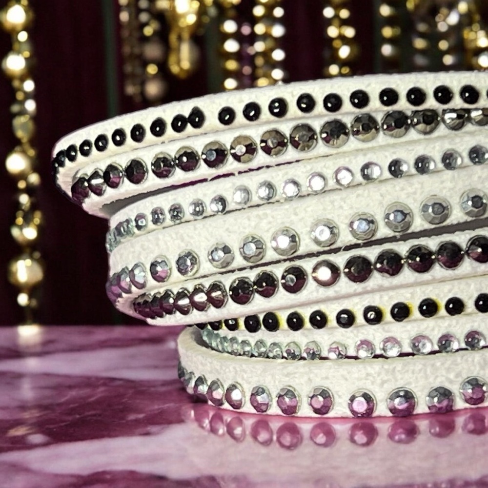 Women's Multi-layer Faux Leather Rhinestone Wrap Bracelet Casual Formal …